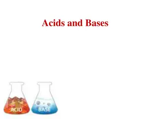 Acids and Bases: Ionization and Properties