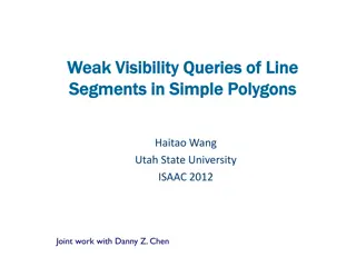 Weak Visibility Queries of Line Segments in Simple Polygons - Overview