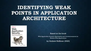 Understanding Weak Points in Web Application Architecture