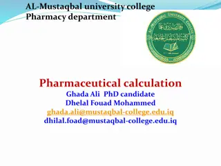 Buffers in Pharmaceutical Formulations