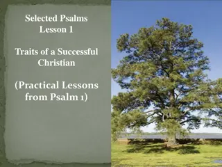 Traits of a Successful Christian: Lessons from Psalm 1