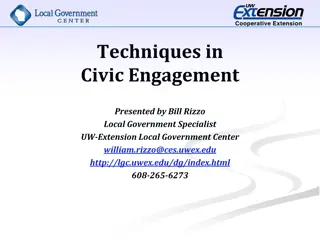 Techniques in Civic Engagement: A Guide Presented by Bill Rizzo