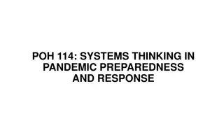 Systems Thinking in Pandemic Preparedness and Response