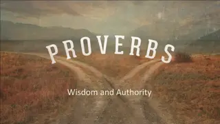 Insights on Authority and Wisdom in Life