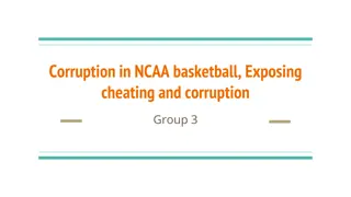 Exposing Corruption in NCAA Basketball: Incentives and Evidence