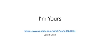 I'm Yours - Jason Mraz Lyrics