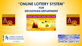 Online Lottery System for Devasthan Department Overview