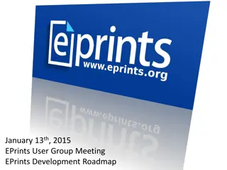 EPrints Development Roadmap: Evolution Towards Version 4.0