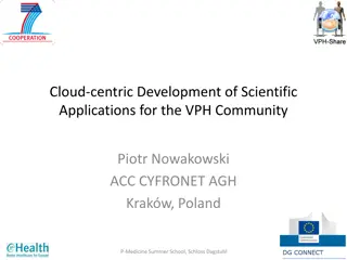 Cloud-Centric Development of Scientific Applications for VPH Community