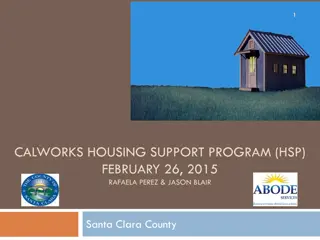 CalWORKs Housing Support Program (HSP) Overview