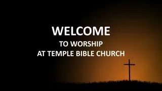 Wonder of Your Love - Temple Bible Church Worship