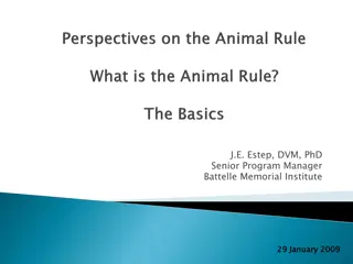 Understanding the Animal Rule in Drug Approval Process