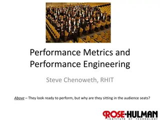 Performance Metrics and Engineering in Software Systems