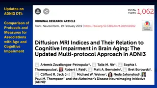 Insights into DTI and Advanced MRI Measures for Cognitive Impairment