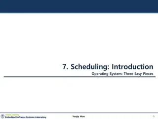 Scheduling Strategies in Operating Systems