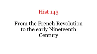 Europe from French Revolution to Revolutions of 1848