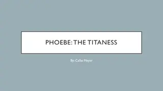 Phoebe, the Titaness: Goddess of Intellect, Prophetic Radiance, and Moon-like Grace