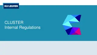 Updates to CLUSTER Consortium Regulations and Statutes