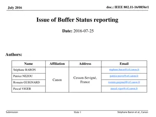 Efficient UL Buffer Status Reporting in IEEE 802.11 Networks