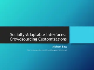 Revolutionizing Interfaces through Social Adaptability and Crowdsourcing