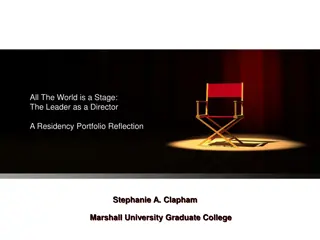 Leadership Reflection: The Leader as a Director