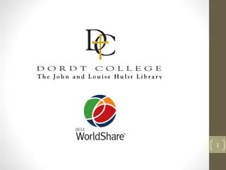 Dordt College Library Transformation Journey