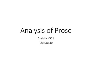 Understanding Stylistic Analysis in Literature