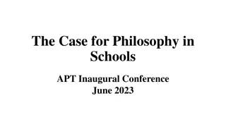 Unlocking the Creative Potential of Philosophy in Schools