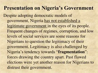 Challenges of Governance in Nigeria: A Historical Perspective