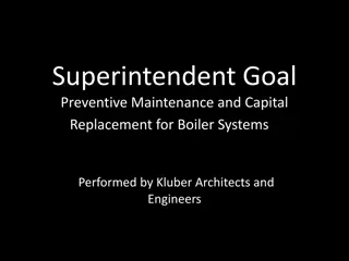 Comprehensive Plan for Boiler System Maintenance and Capital Improvements