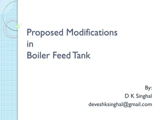 Proposed Modifications in Boiler Feed Tank for Improved Efficiency