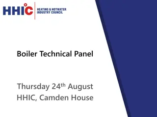 HHIC Boiler Technical Panel Meeting Summary