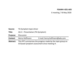 Update on AI-Based Symptom Assessment Progress