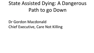 The Dangers of State-Assisted Dying and Euthanasia