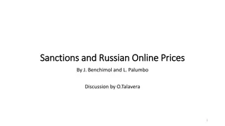 Impact of Sanctions on Russian Online Prices Following Ukraine Invasion