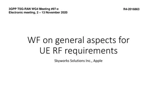 Overview of UE RF Requirements for 35/45MHz Channel Bandwidth in 3GPP Meeting #97-e