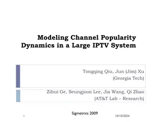 Channel Popularity Dynamics in IPTV Systems