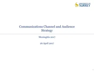 Effective Audience Strategy for Meningitis Communication Channels