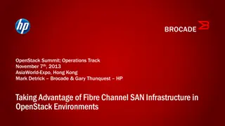 Leveraging Fibre Channel SAN Infrastructure in OpenStack - Summit Highlights