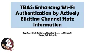 Enhancing Wi-Fi Authentication Using Channel State Information