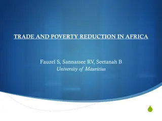 Trade and Poverty Reduction in Africa: A Quantitative Analysis