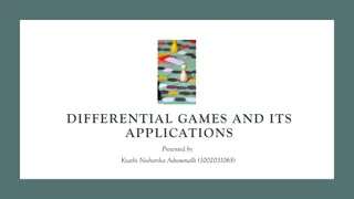 Differential Games and Their Practical Applications