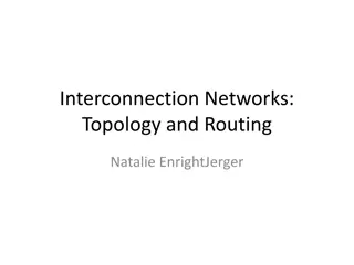 Interconnection Networks: Topology and Routing