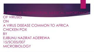 Chicken Pox: A Seminar on the Medical Importance of Viruses