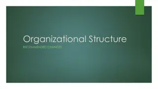 Recommended Organizational Structure Changes for Enhanced Efficiency