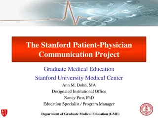 Enhancing Patient-Physician Communication in Graduate Medical Education