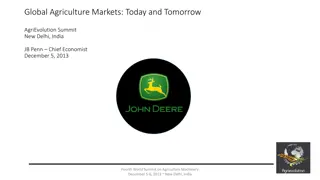 Global Agriculture Markets Today and Tomorrow: Insights from AgriEvolution Summit