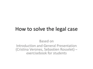 Guide to Crafting a Legal Solution: Introduction and General Presentation