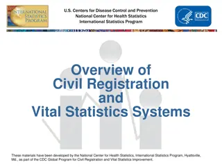 Civil Registration and Vital Statistics Systems