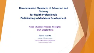 Guidelines for Health Professionals in Medicines Development: Chapter 5 Overview